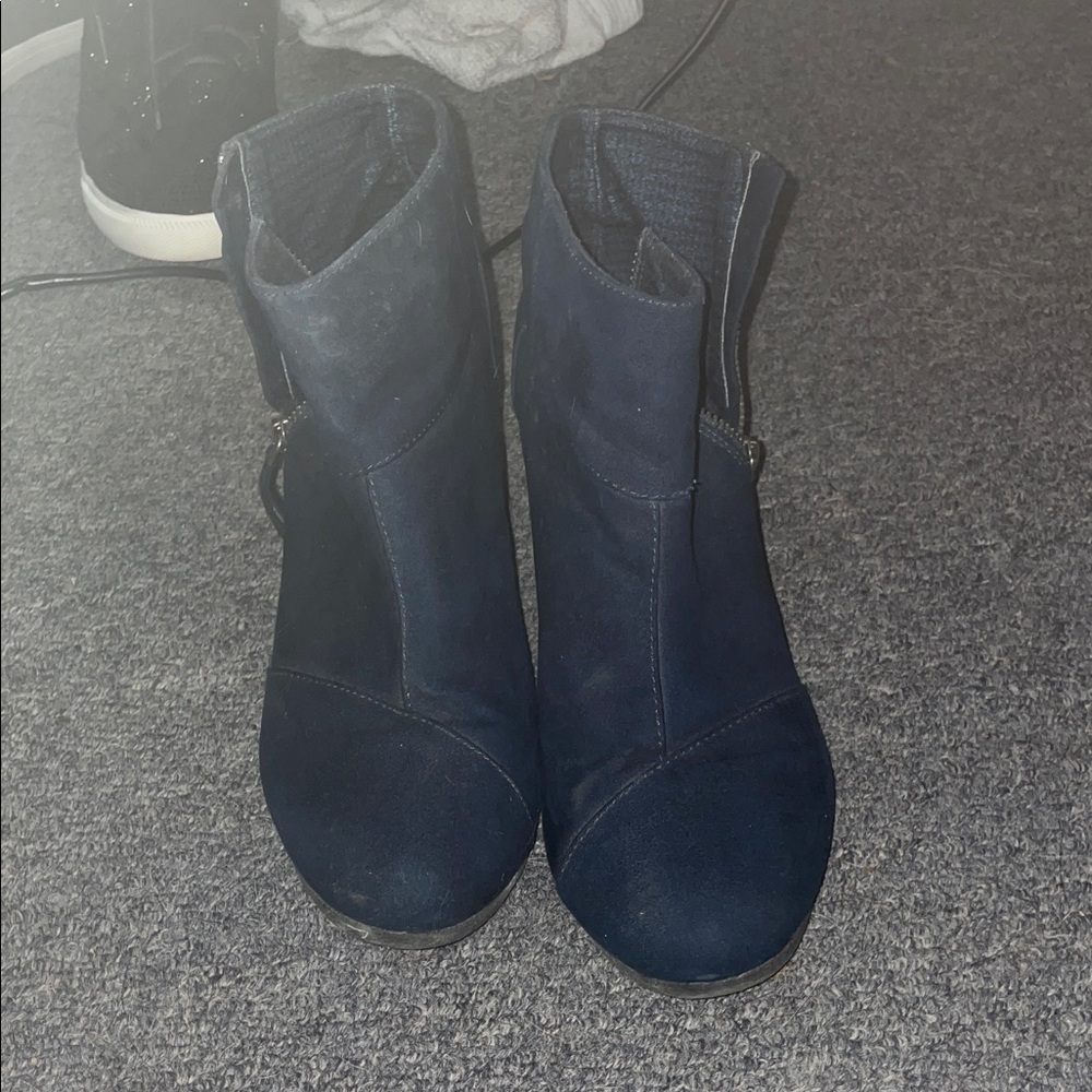 Women's Navy Ankle Boots